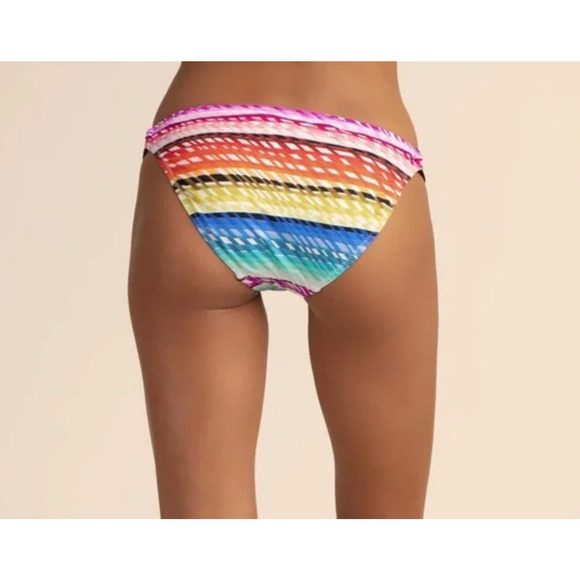 Trina Turk Prismatic Multi Side String Hipster Bikini Bottoms | Size 12 - Picture 4 of 4